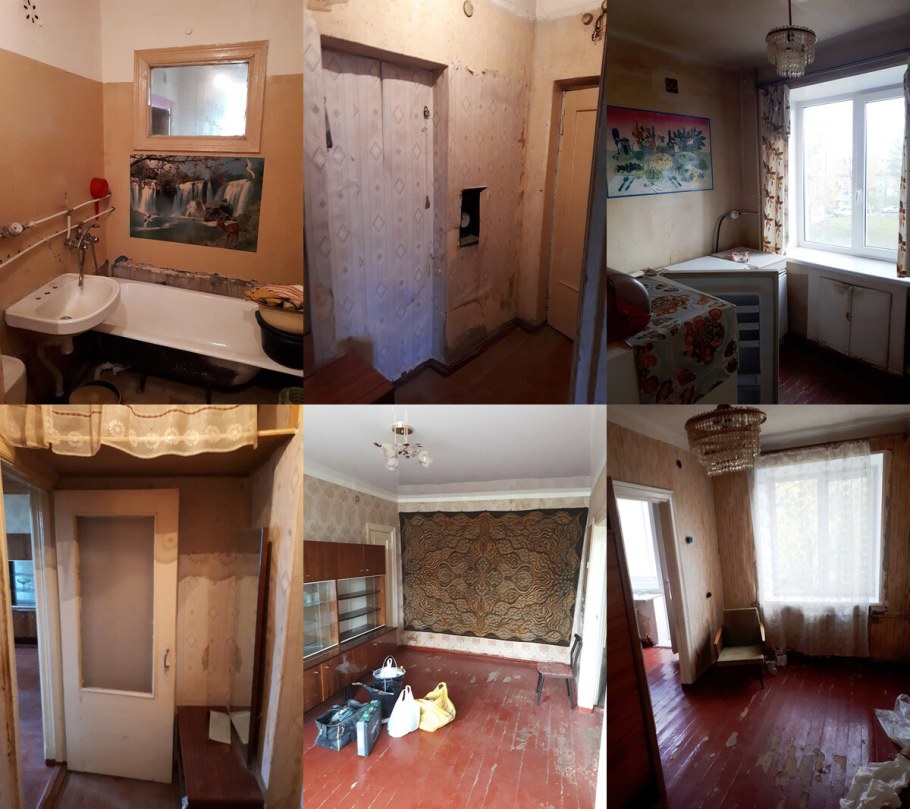 Перепланировка хрущевки до и после