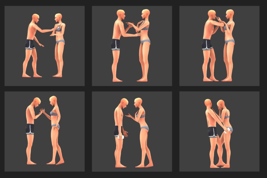 Игра с позами