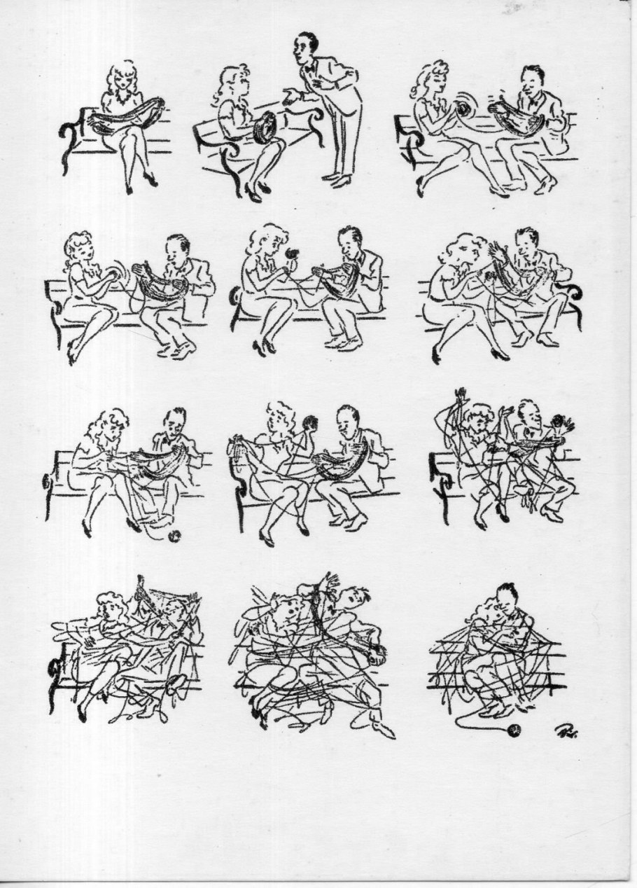 Херлуф Бидструп рисунки мужчина и женщина