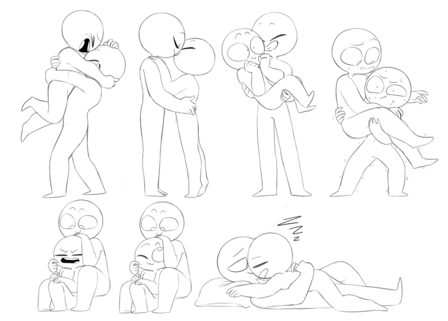 Классные позы для рисования