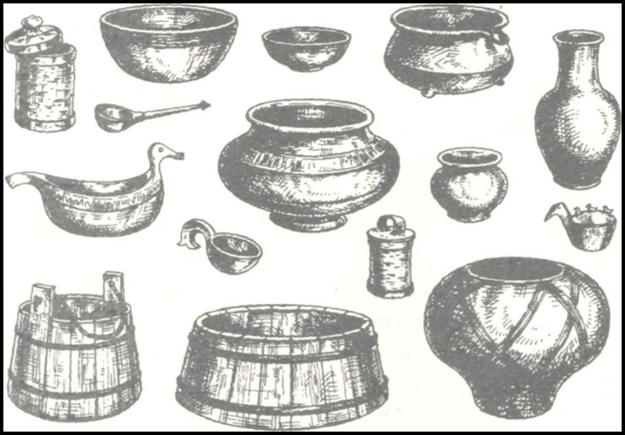 Посуда славян древней Руси