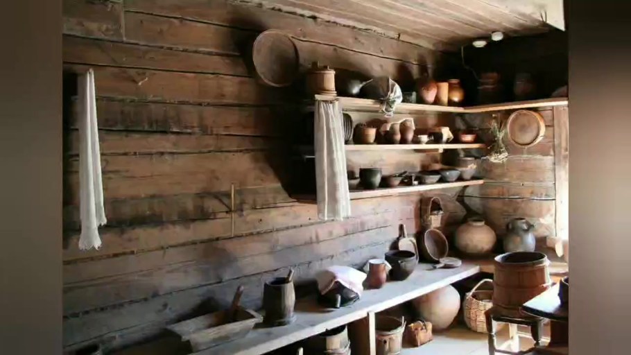 Посудная Лавка в русской избе