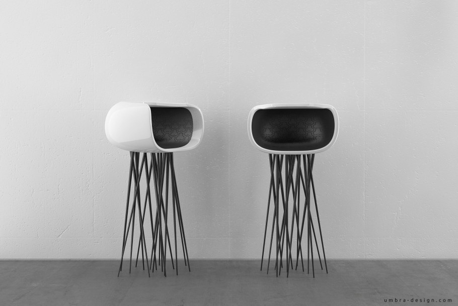 Стулья на тонких ножках