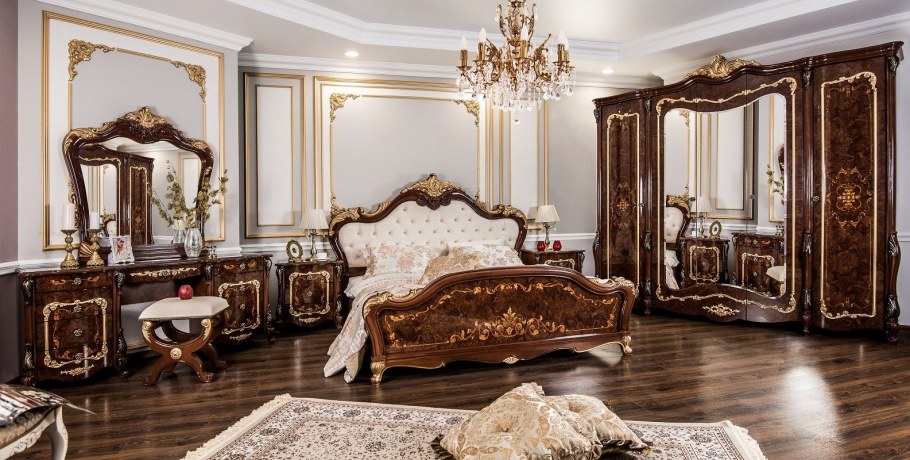 Спальня Barocco Black Gold