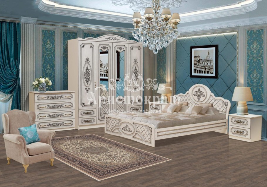 Спальня Рома диа мебель орех