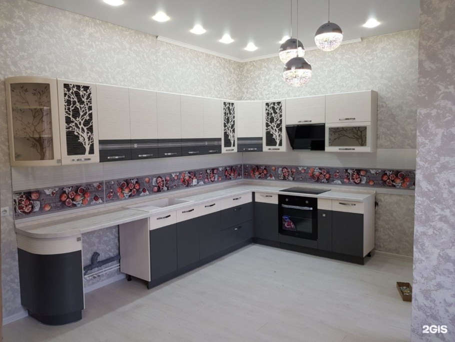 Кухня графит Давита