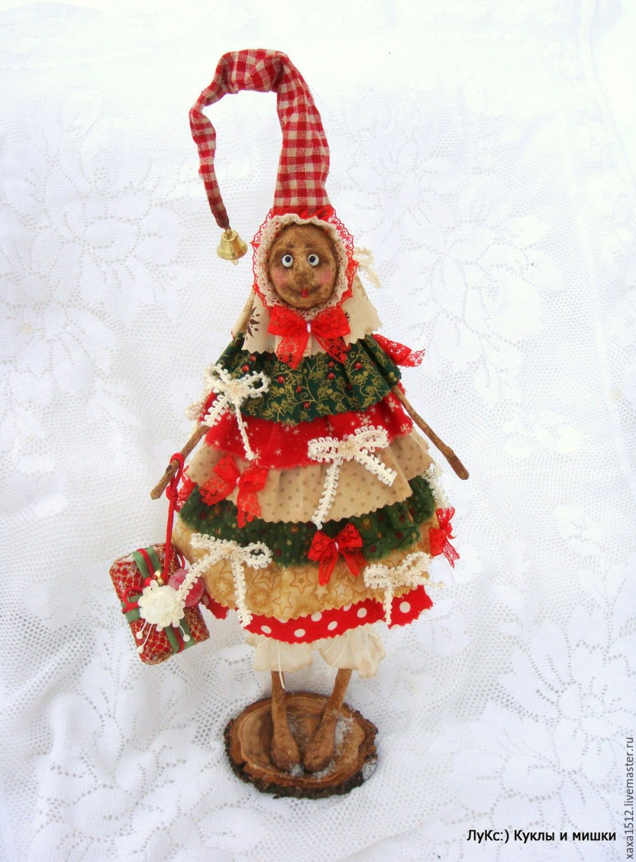 Интерьерная кукла Новогодняя