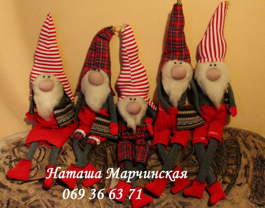 Интерьерные игрушки к новому году