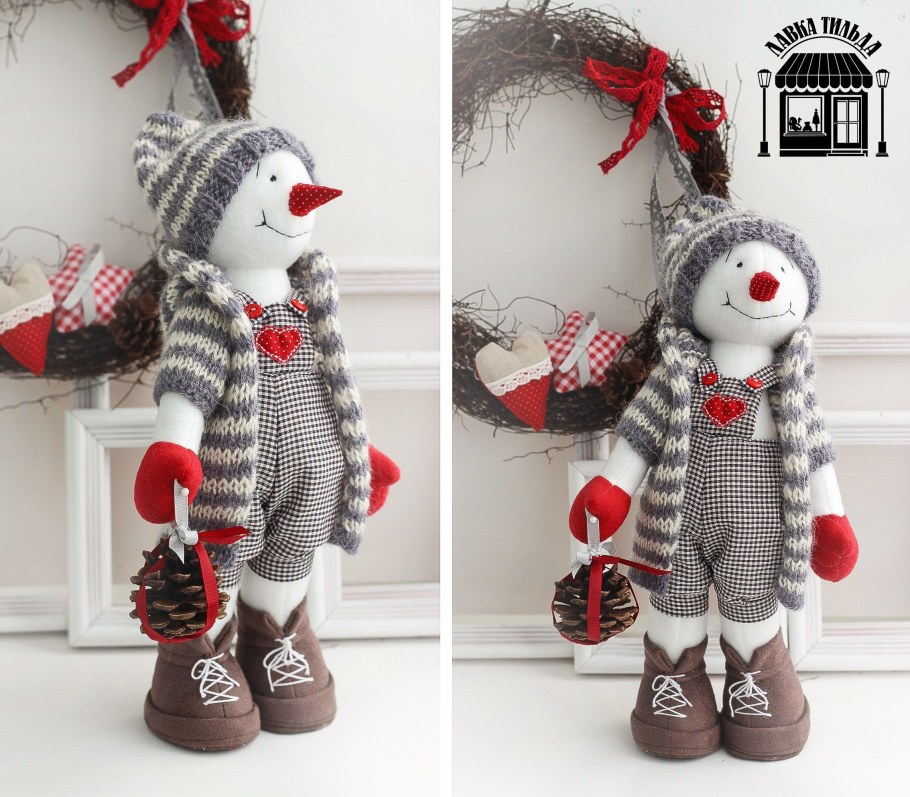 Скандинавские куклы новогодние