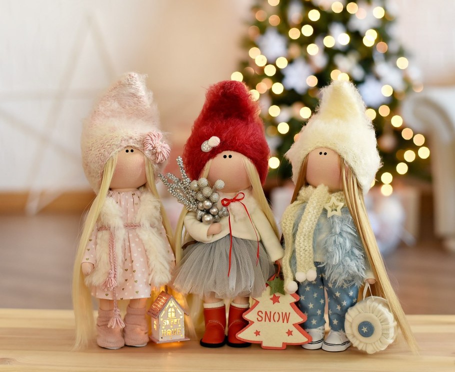 Необычно украшенные елки на новый год