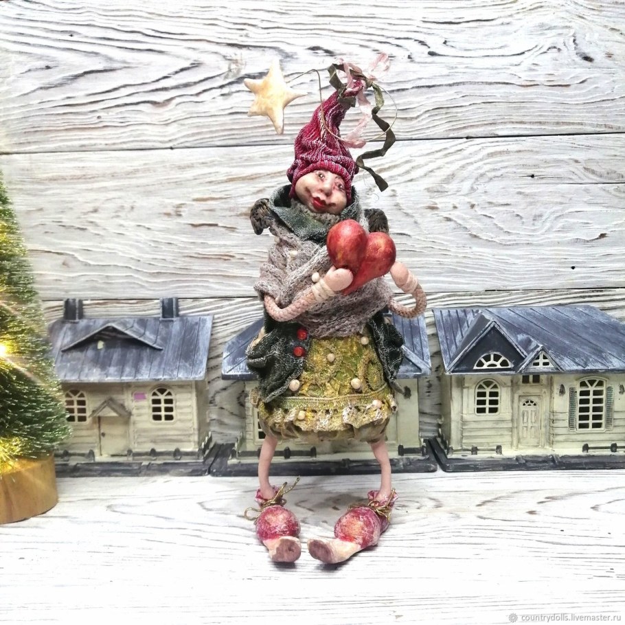 Тильда большеножка Снегурочка