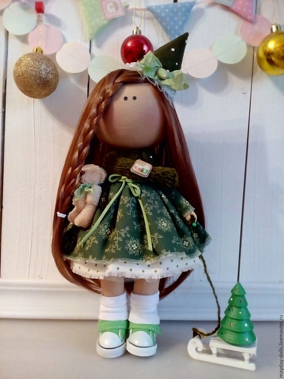 Интерьерная кукла елка