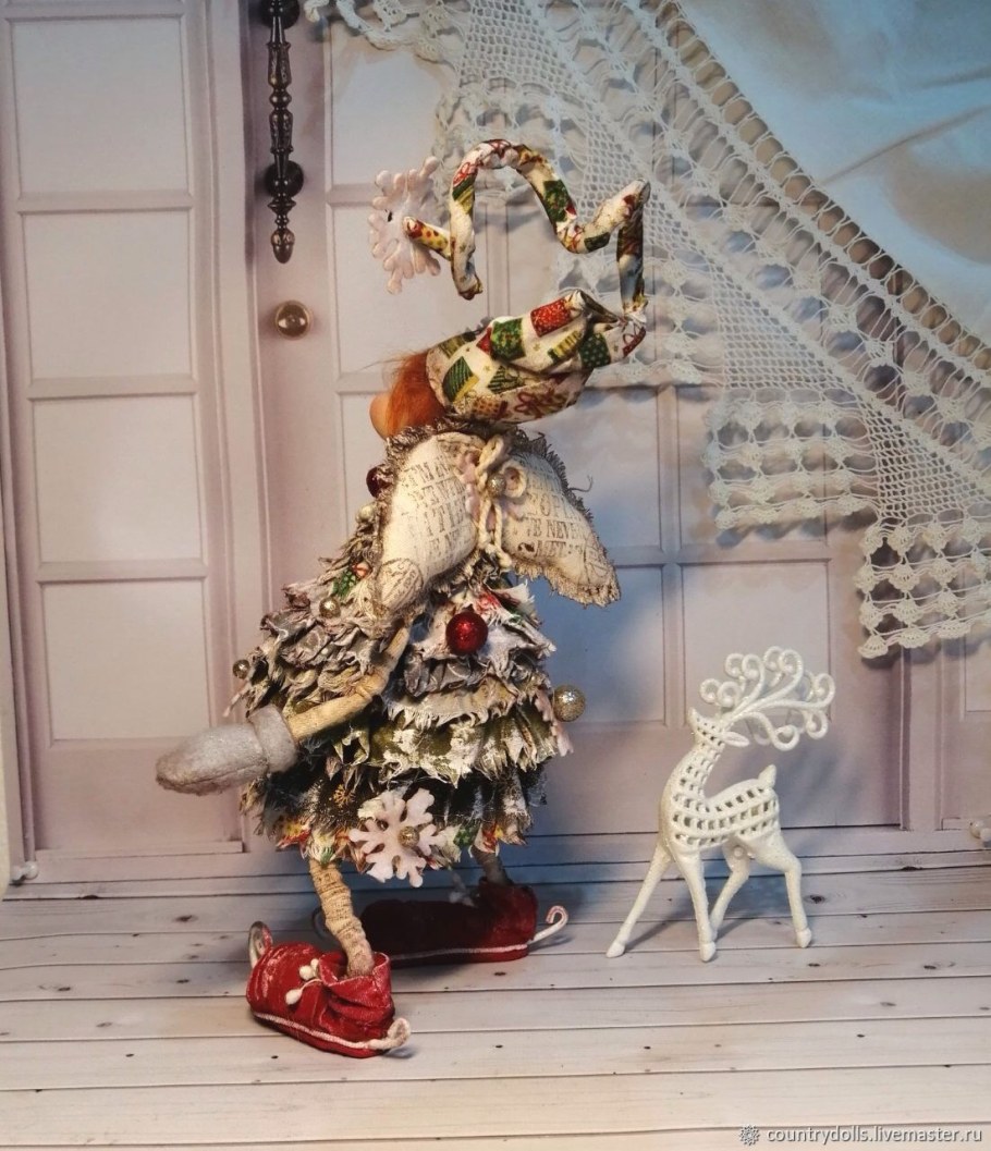 Вязаные новогодние куклы