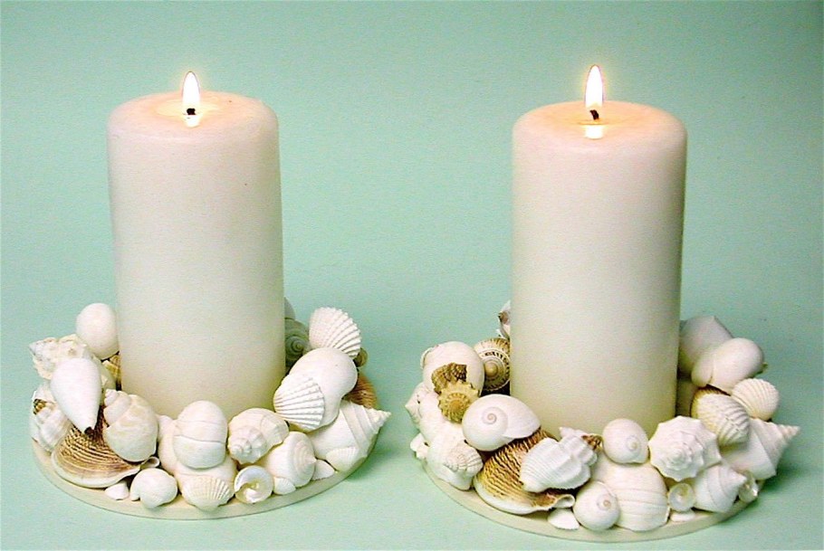 Свечи с сухоцветами