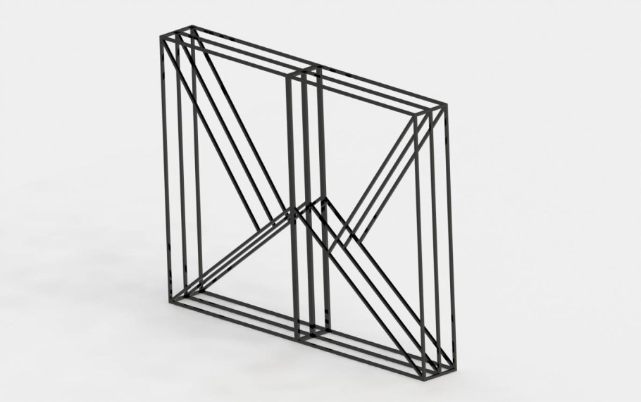 Дровник в доме у печи чертеж