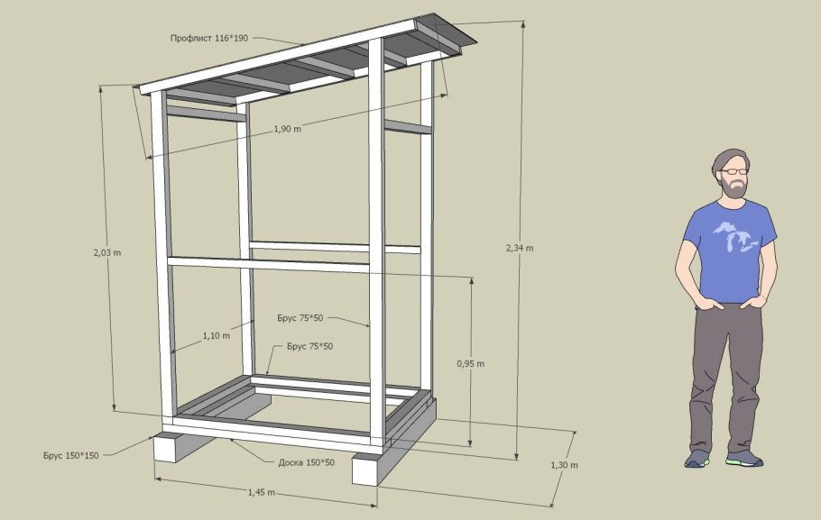 Полки соты чертеж