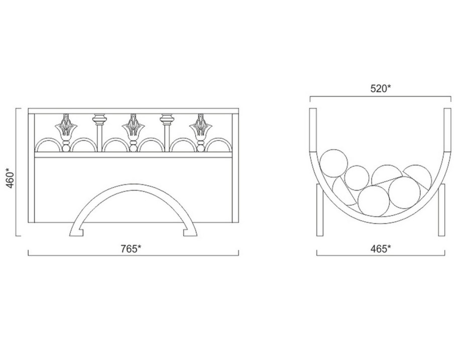 Дровник 2х4 чертёж