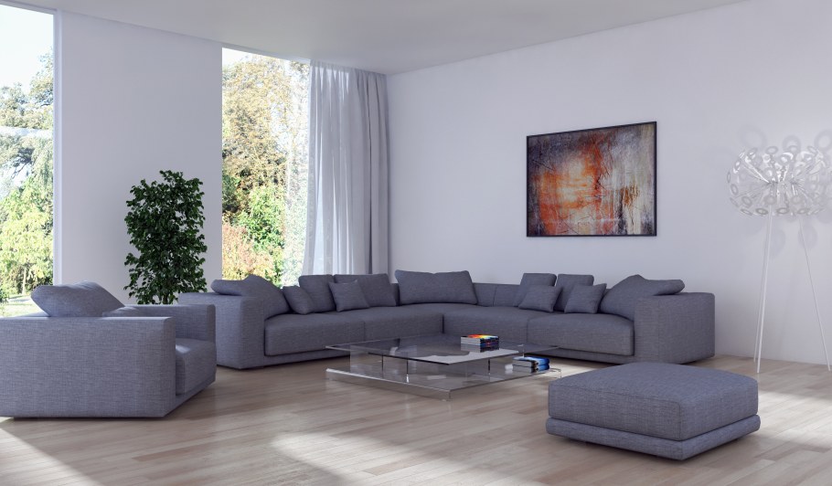 Мебель под серый диван