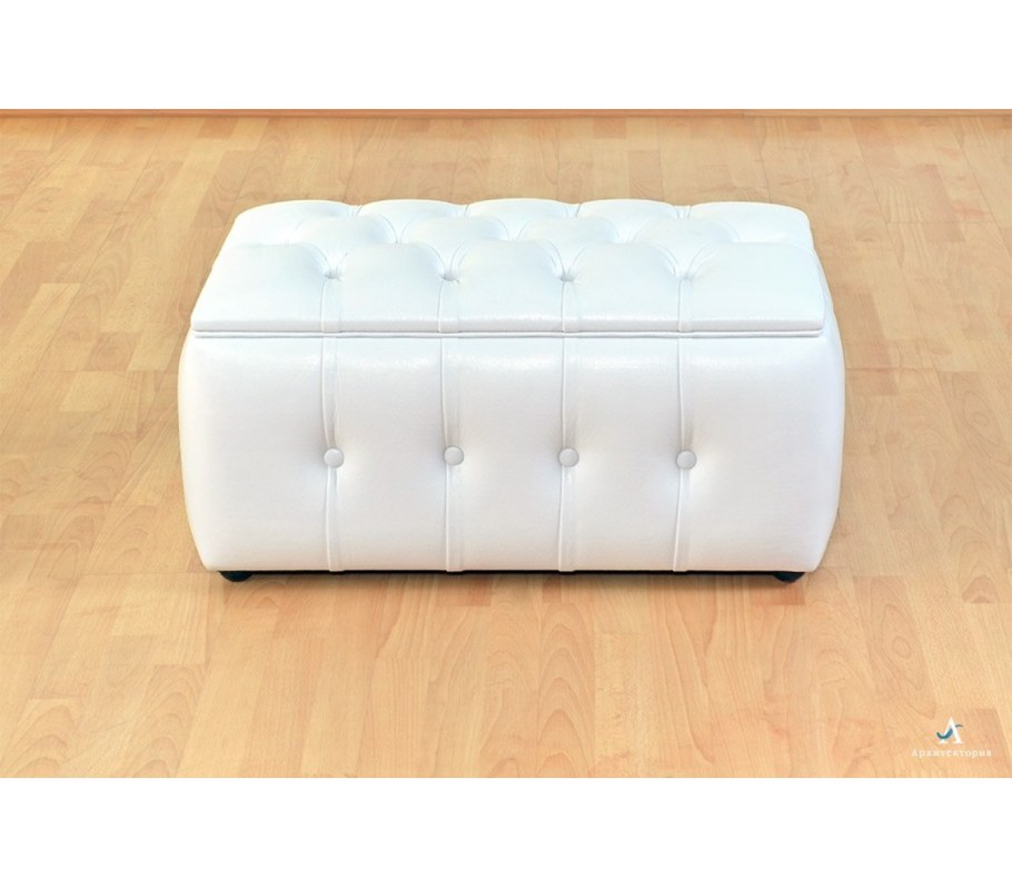 Пуф "Брага 3т" бордовый