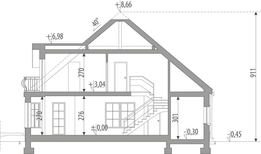Каркасный домик 4х6 чертежи