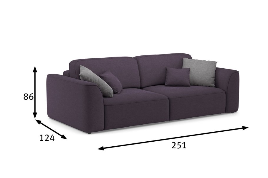 Угловой диван-кровать Solana Сиэтл-мини