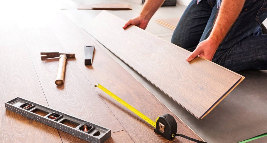 Ламинат уложенный елочкой