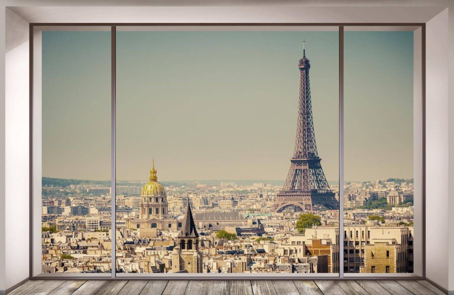 Париж из окна