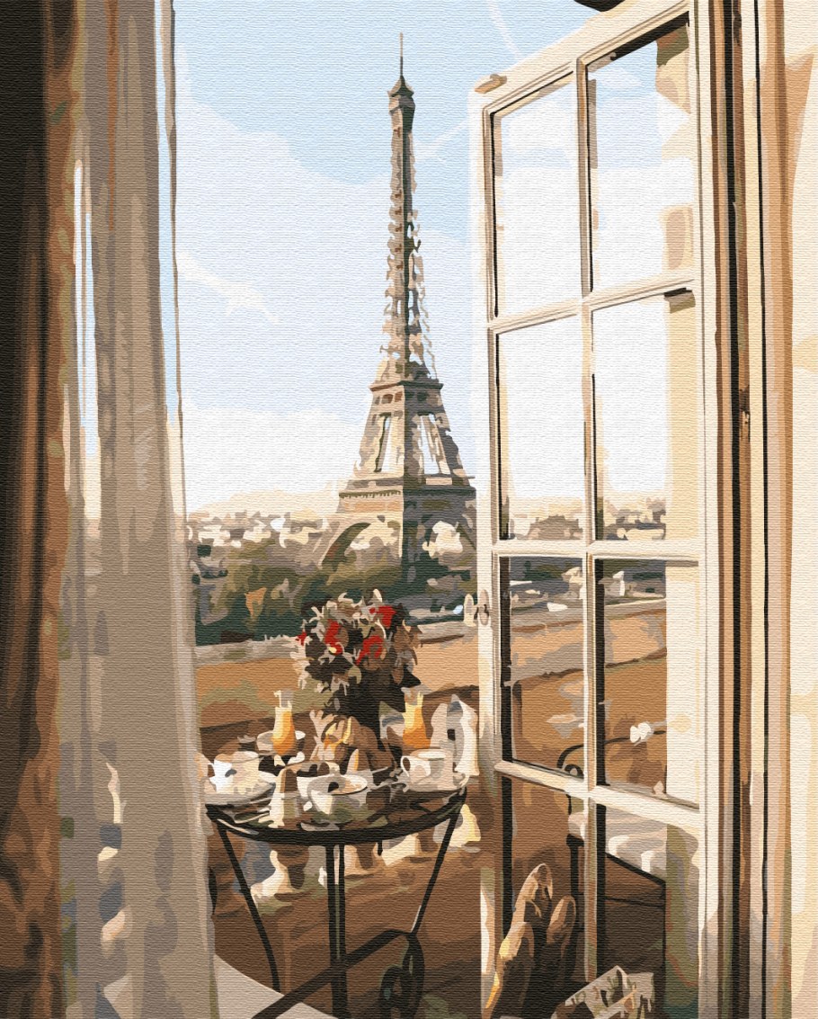 Париж из окна