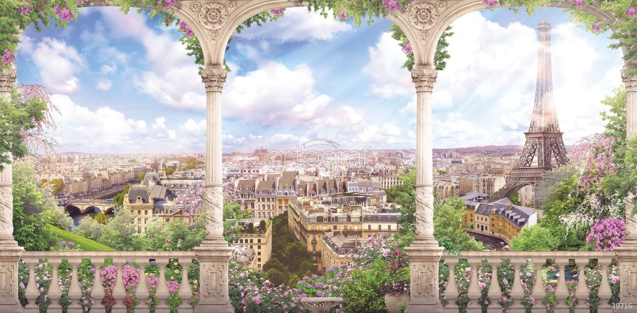 Фреска Париж