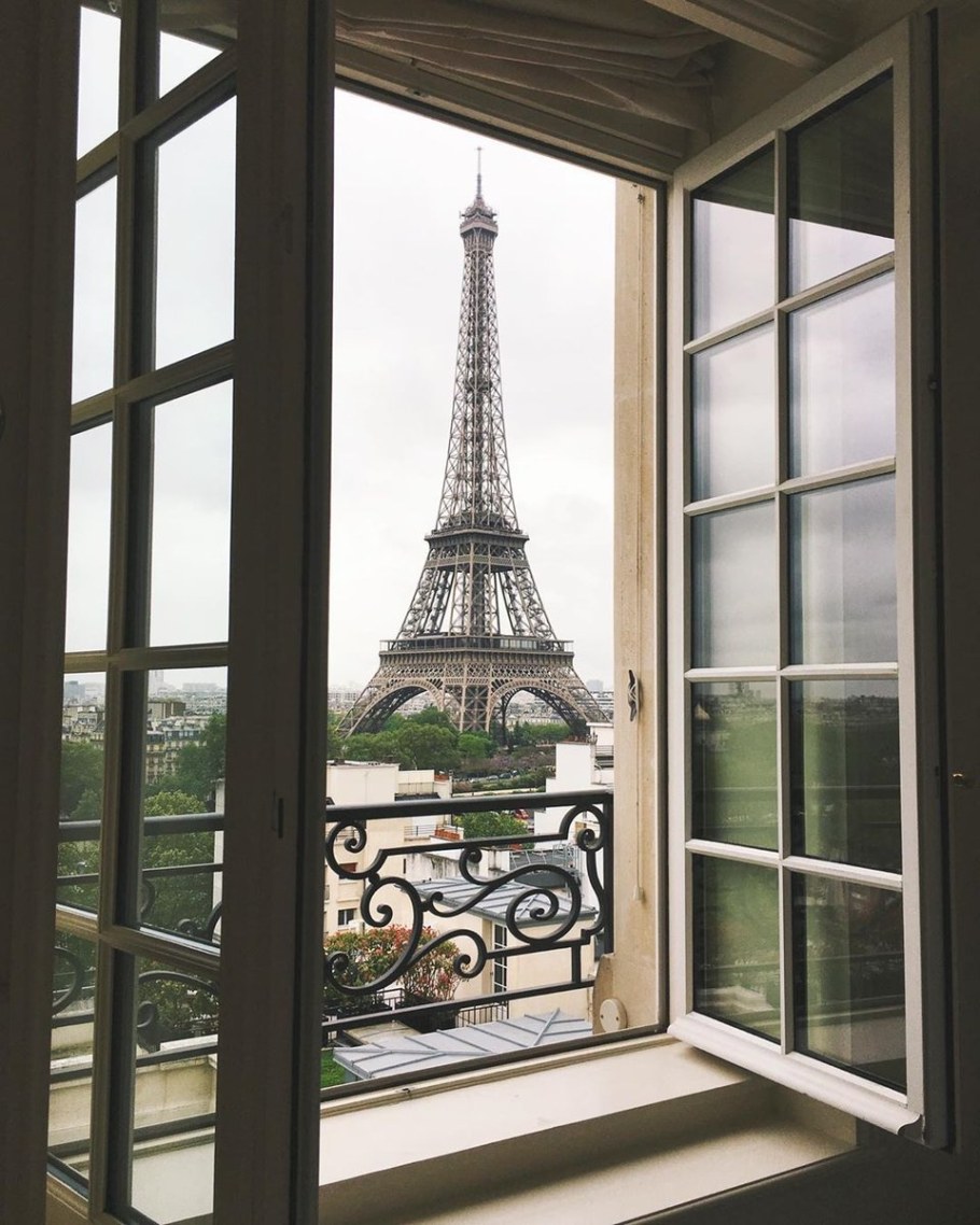 Париж балкон Эйфель