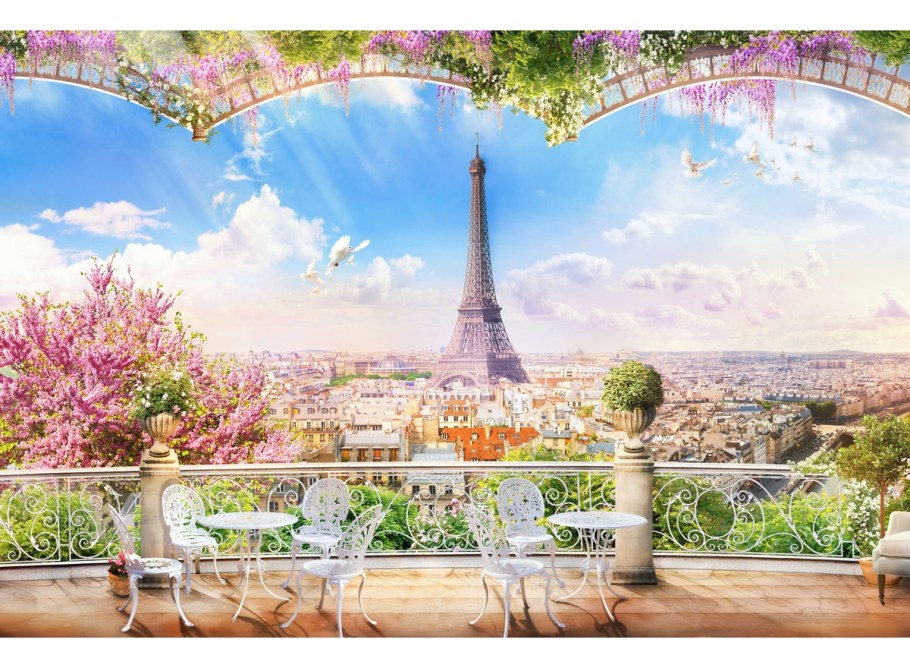 Фреска кафе Париж