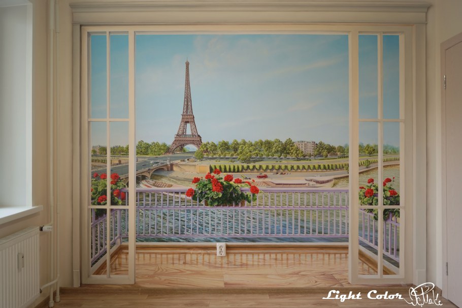 Роспись стен Париж