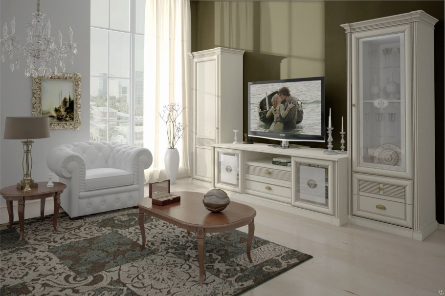 Шкаф витрина Ровена Шатура