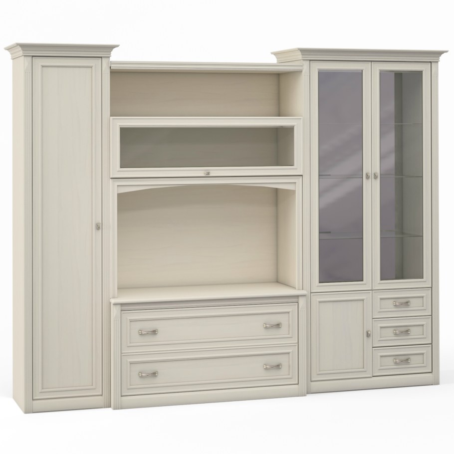 Стенка Ровена светлая Шатура