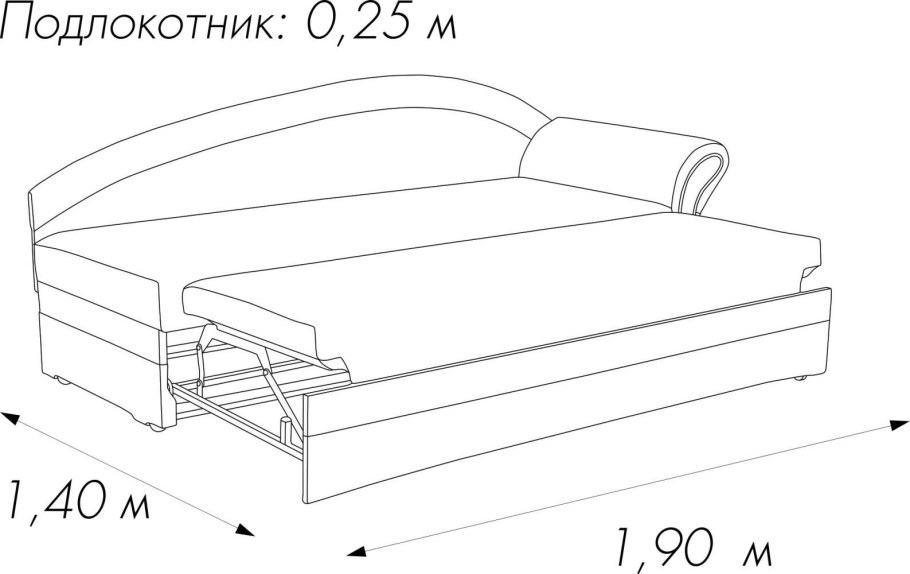 Угловой диван Атлант п