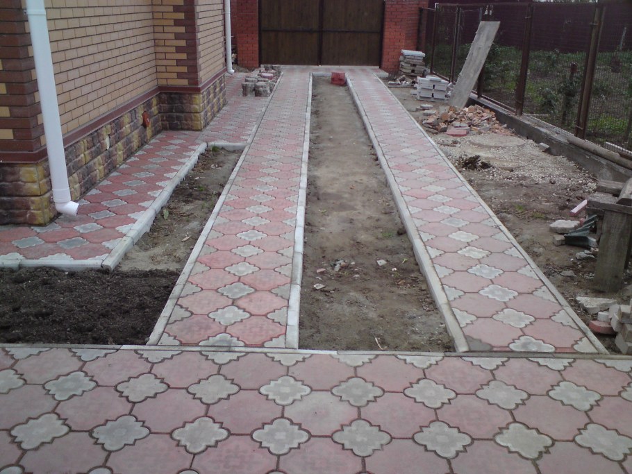 Бордюры в частном доме