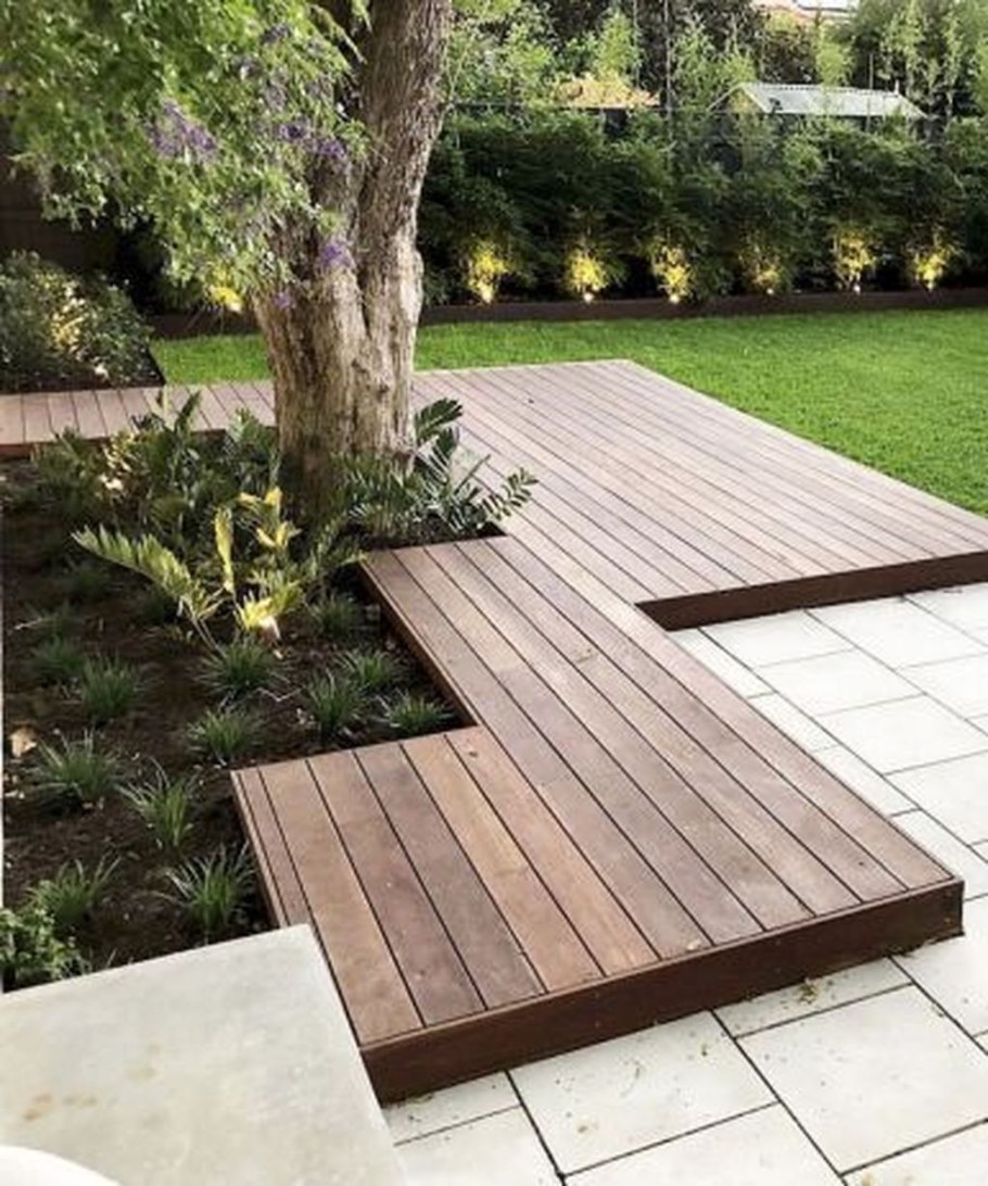 Патио из лиственницы