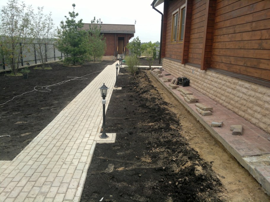 Отмостка и дорожки