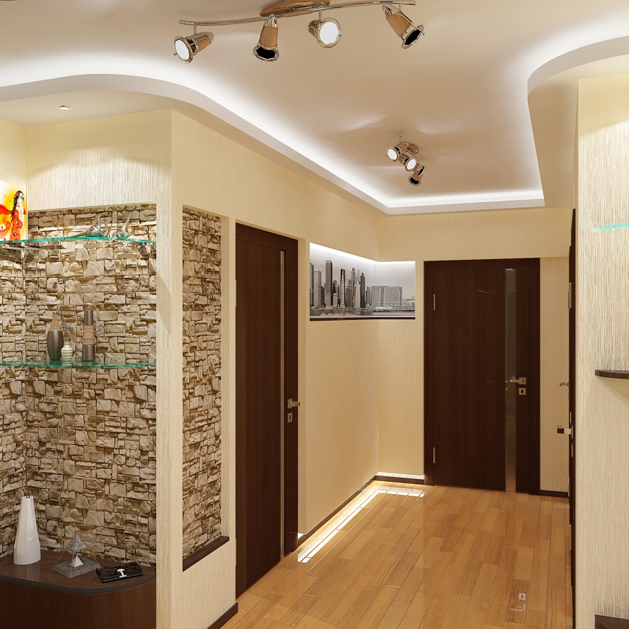 Интерьер прихожей 12 кв м