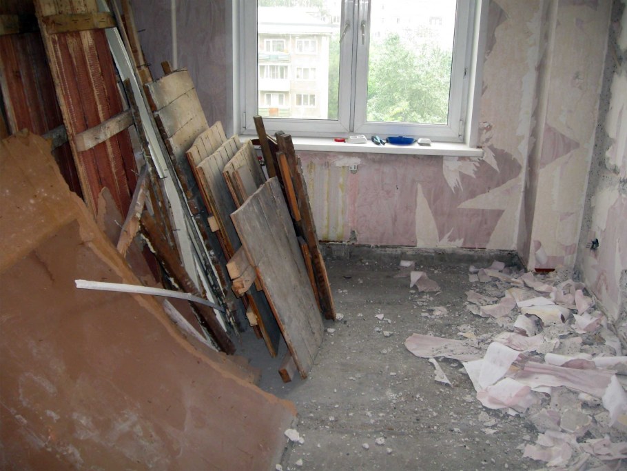 Демонтаж в сталинке