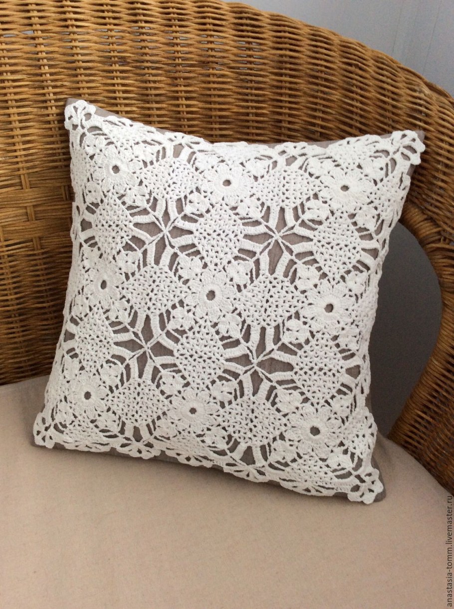 Декоративные наволочки крючком