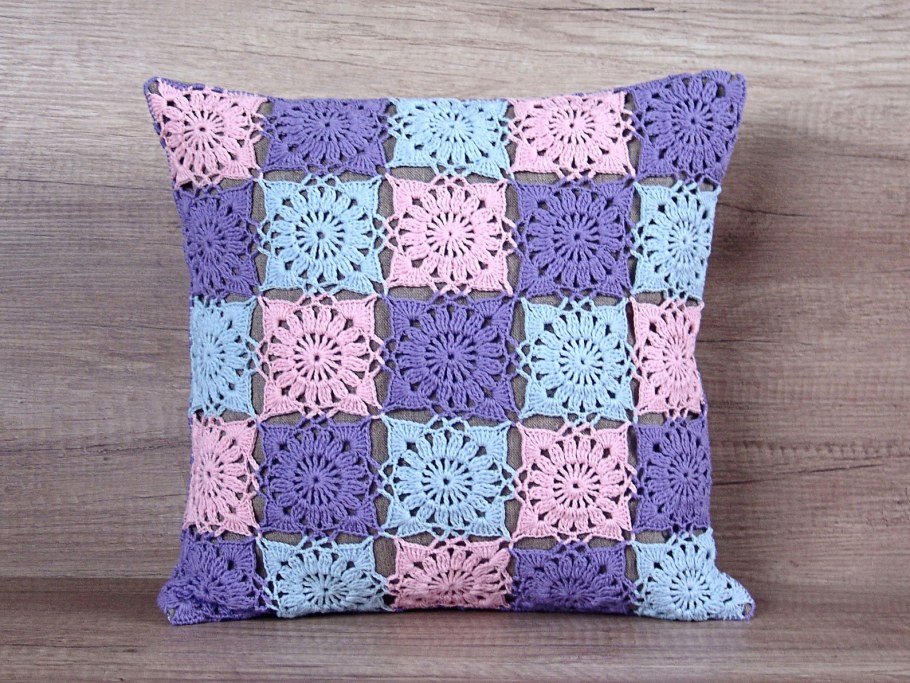 Наволочка на подушку крючком