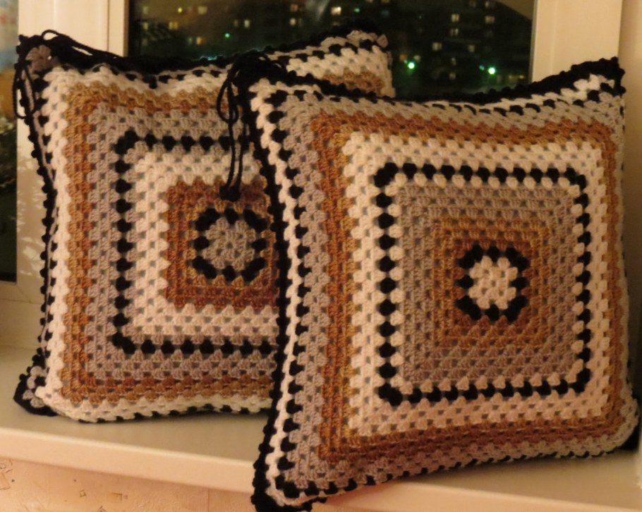 Наволочка на подушку крючком