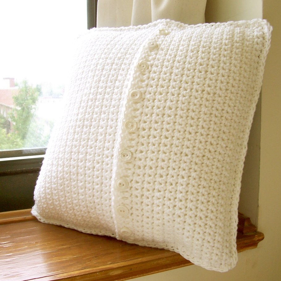 Декоративные наволочки крючком