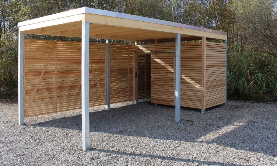 Навес для пиломатериалов