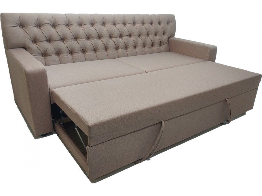 Диван с механизмом Дельфин с каретной стяжкой