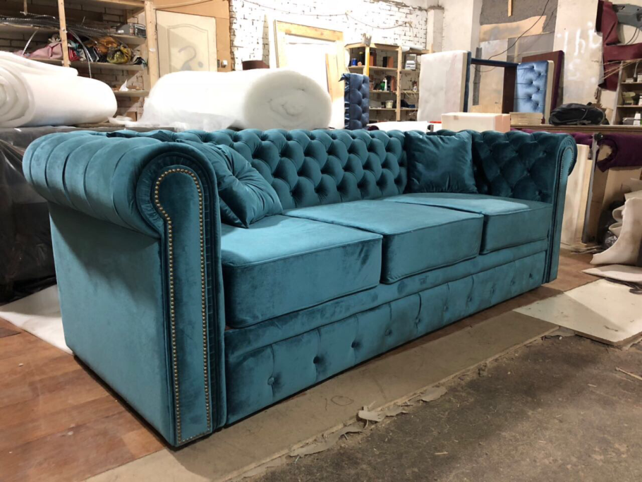 Диван Честер 2-х местный велюр