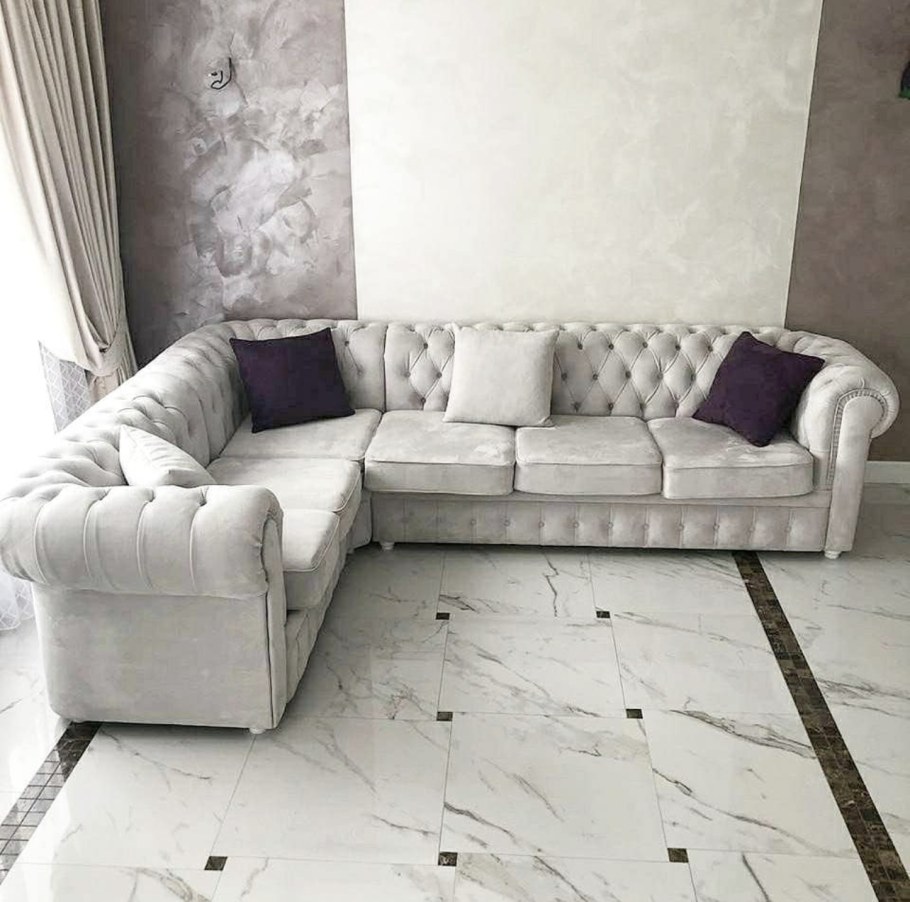 Диван Честерфилд угловой раскладной