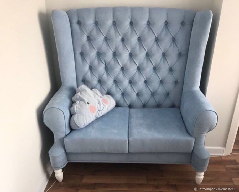 Диван Честер с каретной стяжкой