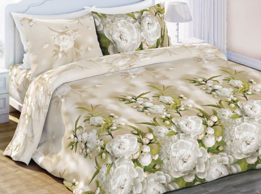 Постельное белье 2сп бязь Грин